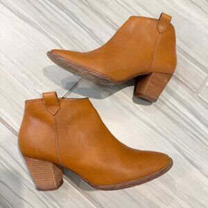 Madewell Genuine Leather Billie Ankle Boots Boho Preppy Fall Winter Booties 7.5
